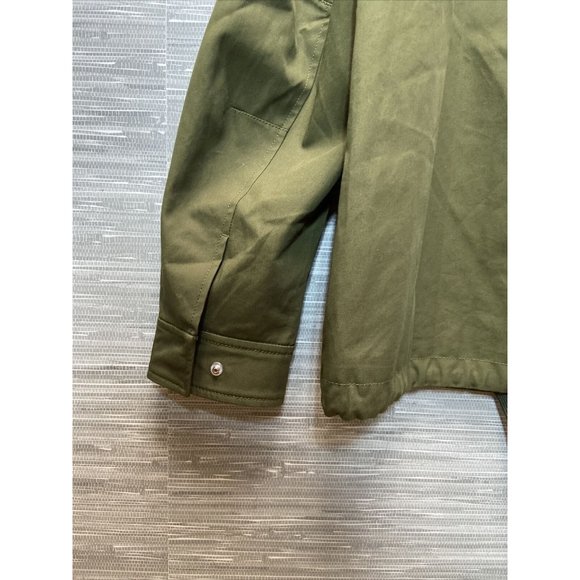 $249 Club Monaco Field Jacket Military Cold Weather Mens Olive Green Siz… - Picture 7 of 7